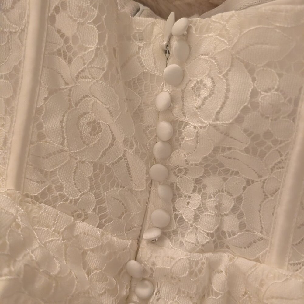 BNWT For Love & Lemons Lily Lace Bridal Gown Size S (runs small) Never worn! - Picture 6 of 6